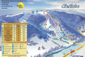 mapa tras narciarskich SN 